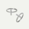 PIERCING LOOP CROIX SILVER