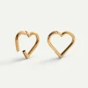 PIERCING LOOP HEART GOLD