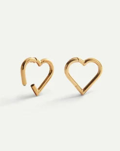 PIERCING LOOP HEART GOLD
