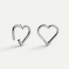 PIERCING LOOP HEART SILVER