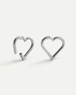 PIERCING LOOP HEART SILVER