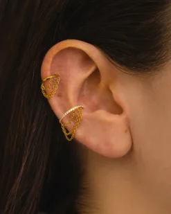 PIERCING LOOP M CHAIN GOLD
