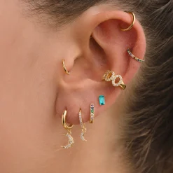PIERCING LOOP M GOLD