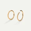 PIERCING LOOP M TWIST GOLD