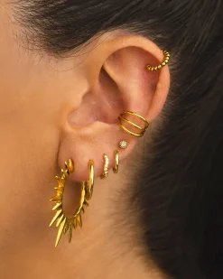 PIERCING LOOP TRIPLE L SILVER