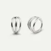 PIERCING LOOP TRIPLE SILVER