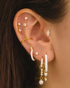 PIERCING LOOP XL TWIST GOLD
