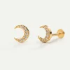 PIERCING MOON BRIGHT GOLD
