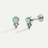 PIERCING QUEEN OPAL SILVER