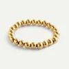 PULSERA BALLS L GOLD