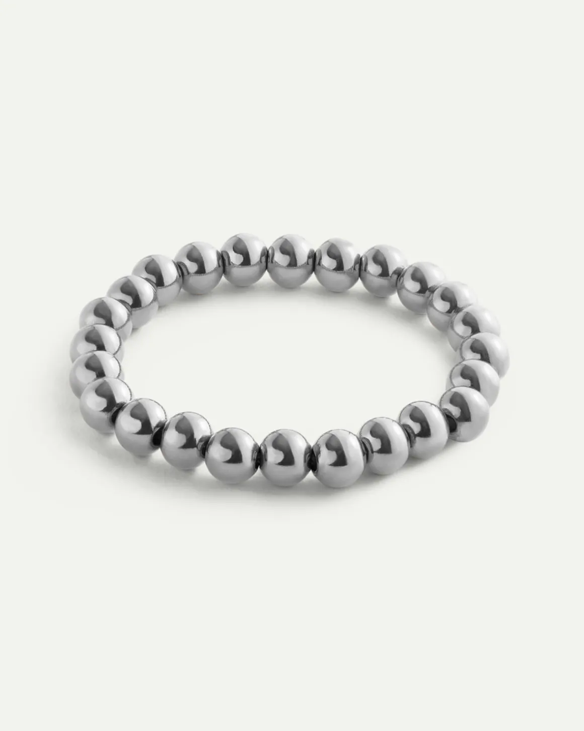 PULSERA BALLS L SILVER