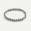 PULSERA BALLS M SILVER