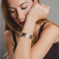 PULSERA PUNK GOLD